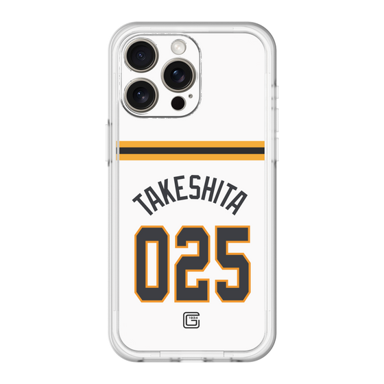 スリムプロテクションプレミアムケース［ 読売ジャイアンツ - #025 TAKESHITA - ホーム ］