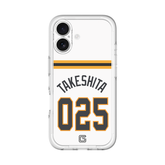 スリムプロテクションプレミアムケース［ 読売ジャイアンツ - #025 TAKESHITA - ホーム ］