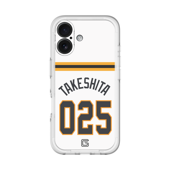 スリムプロテクションプレミアムケース［ 読売ジャイアンツ - #025 TAKESHITA - ホーム ］