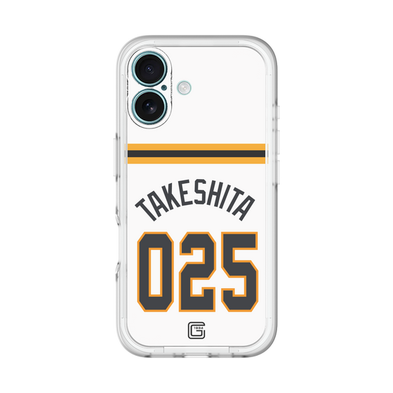 スリムプロテクションプレミアムケース［ 読売ジャイアンツ - #025 TAKESHITA - ホーム ］