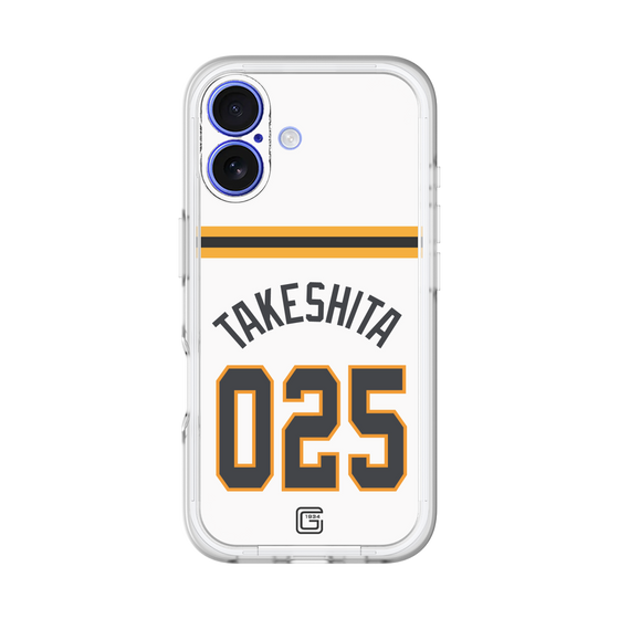 スリムプロテクションプレミアムケース［ 読売ジャイアンツ - #025 TAKESHITA - ホーム ］