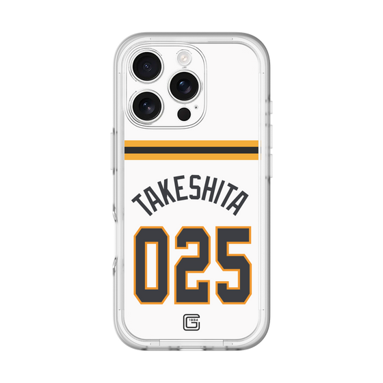 スリムプロテクションプレミアムケース［ 読売ジャイアンツ - #025 TAKESHITA - ホーム ］