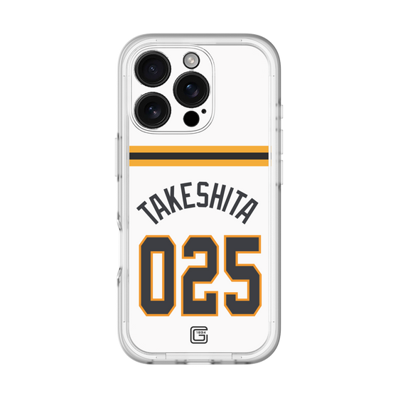 スリムプロテクションプレミアムケース［ 読売ジャイアンツ - #025 TAKESHITA - ホーム ］