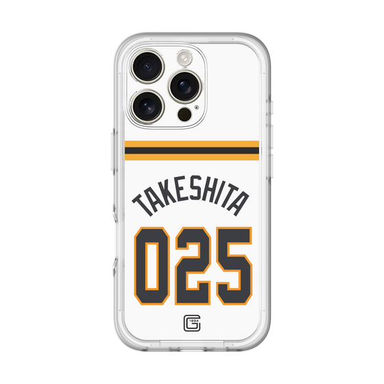 スリムプロテクションプレミアムケース［ 読売ジャイアンツ - #025 TAKESHITA - ホーム ］