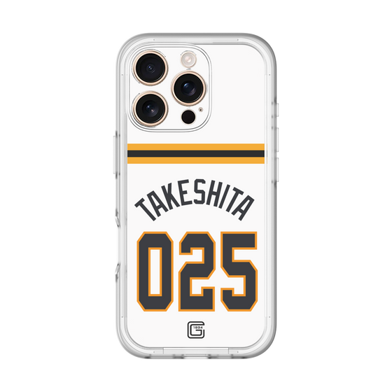 スリムプロテクションプレミアムケース［ 読売ジャイアンツ - #025 TAKESHITA - ホーム ］