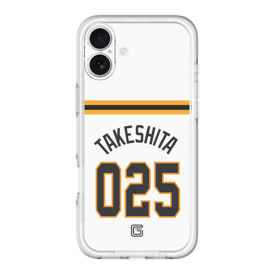 スリムプロテクションプレミアムケース［ 読売ジャイアンツ - #025 TAKESHITA - ホーム ］
