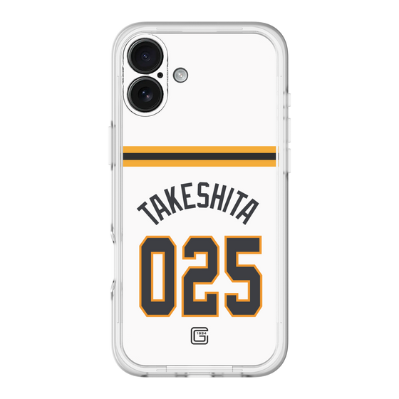 スリムプロテクションプレミアムケース［ 読売ジャイアンツ - #025 TAKESHITA - ホーム ］