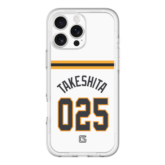 スリムプロテクションプレミアムケース［ 読売ジャイアンツ - #025 TAKESHITA - ホーム ］