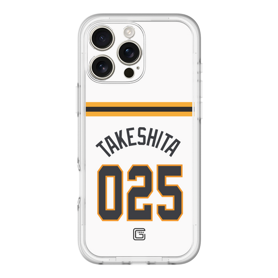 スリムプロテクションプレミアムケース［ 読売ジャイアンツ - #025 TAKESHITA - ホーム ］