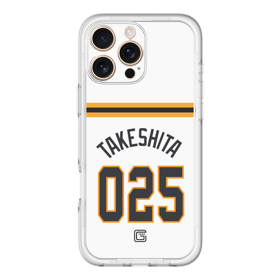 スリムプロテクションプレミアムケース［ 読売ジャイアンツ - #025 TAKESHITA - ホーム ］