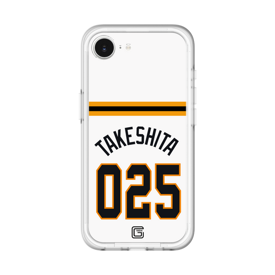 スリムプロテクションプレミアムケース［ 読売ジャイアンツ - #025 TAKESHITA - ホーム ］