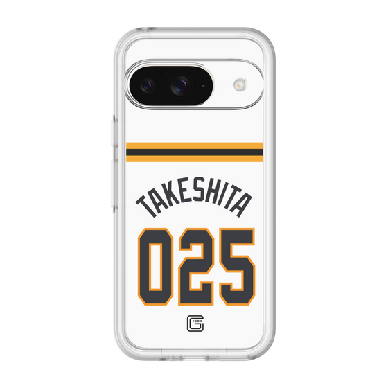 スリムプロテクションプレミアムケース［ 読売ジャイアンツ - #025 TAKESHITA - ホーム ］