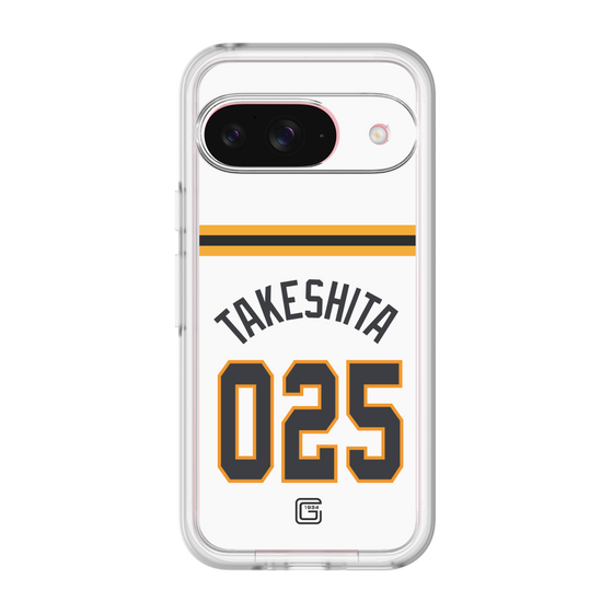 スリムプロテクションプレミアムケース［ 読売ジャイアンツ - #025 TAKESHITA - ホーム ］