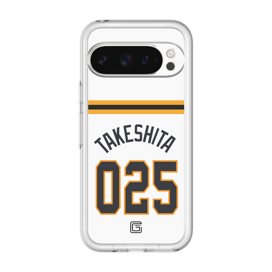 スリムプロテクションプレミアムケース［ 読売ジャイアンツ - #025 TAKESHITA - ホーム ］