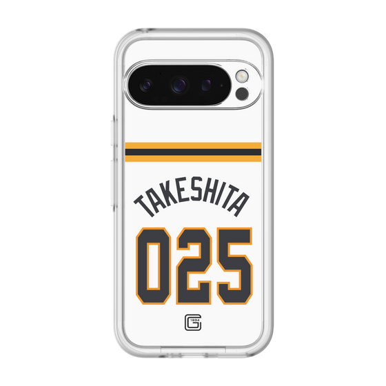 スリムプロテクションプレミアムケース［ 読売ジャイアンツ - #025 TAKESHITA - ホーム ］