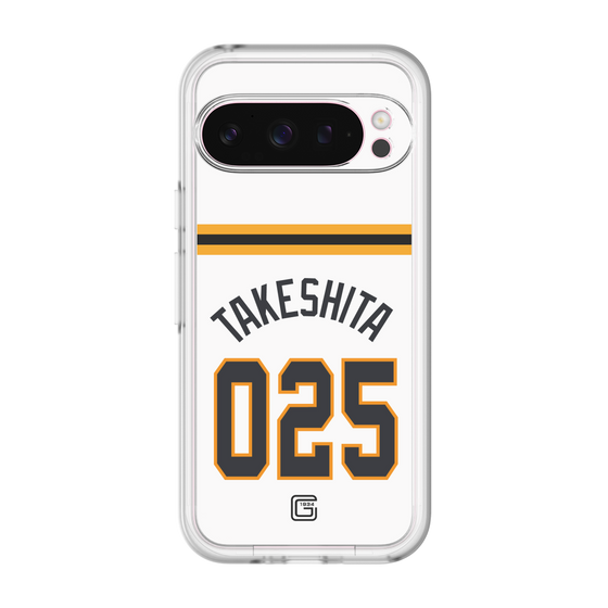 スリムプロテクションプレミアムケース［ 読売ジャイアンツ - #025 TAKESHITA - ホーム ］