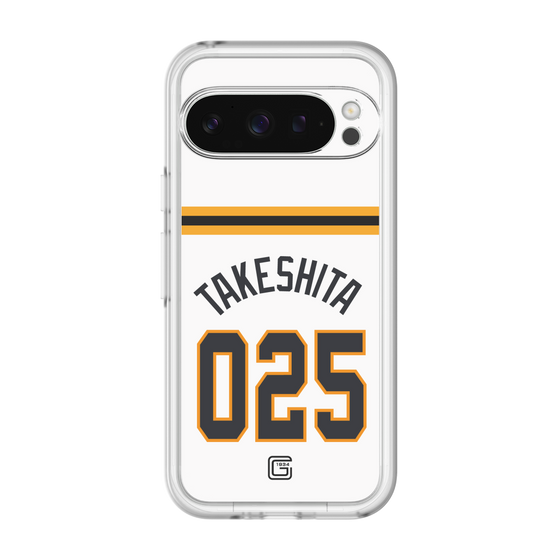 スリムプロテクションプレミアムケース［ 読売ジャイアンツ - #025 TAKESHITA - ホーム ］