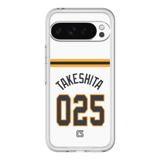 スリムプロテクションプレミアムケース［ 読売ジャイアンツ - #025 TAKESHITA - ホーム ］