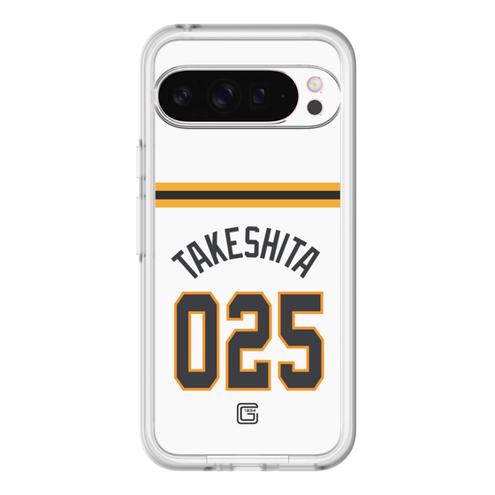 スリムプロテクションプレミアムケース［ 読売ジャイアンツ - #025 TAKESHITA - ホーム ］