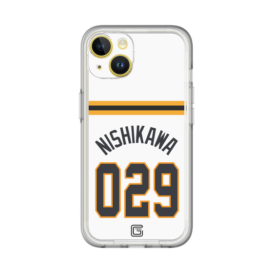 スリムプロテクションプレミアムケース［ 読売ジャイアンツ - #029 NISHIKAWA - ホーム ］