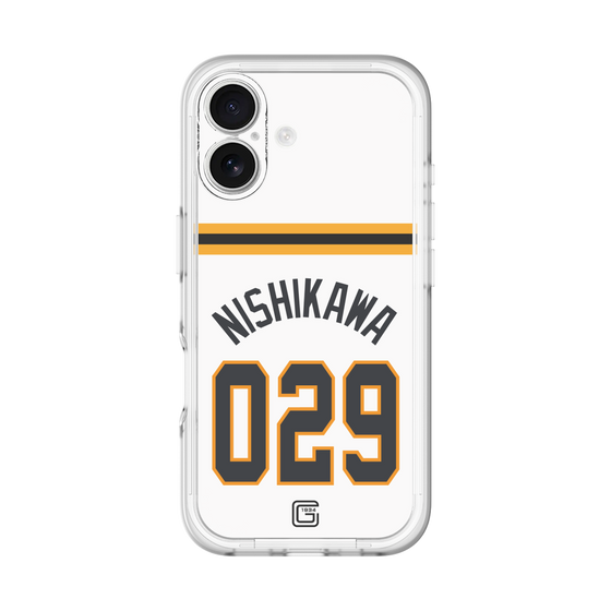 スリムプロテクションプレミアムケース［ 読売ジャイアンツ - #029 NISHIKAWA - ホーム ］