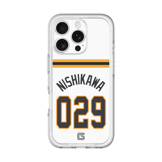 スリムプロテクションプレミアムケース［ 読売ジャイアンツ - #029 NISHIKAWA - ホーム ］