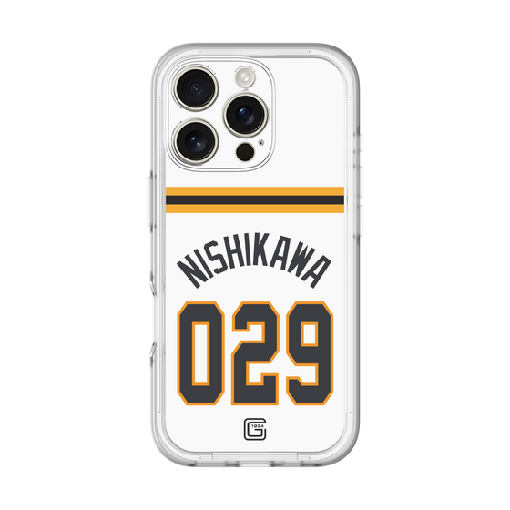 スリムプロテクションプレミアムケース［ 読売ジャイアンツ - #029 NISHIKAWA - ホーム ］