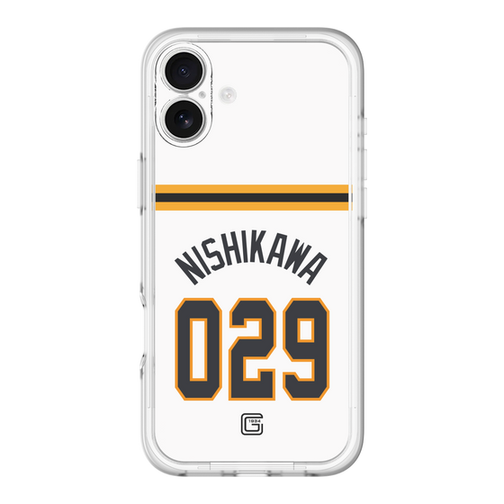 スリムプロテクションプレミアムケース［ 読売ジャイアンツ - #029 NISHIKAWA - ホーム ］