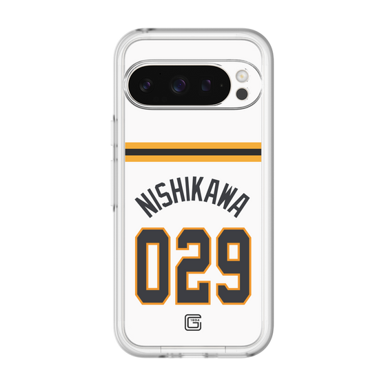 スリムプロテクションプレミアムケース［ 読売ジャイアンツ - #029 NISHIKAWA - ホーム ］