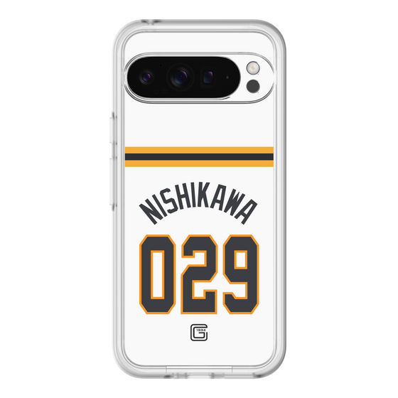スリムプロテクションプレミアムケース［ 読売ジャイアンツ - #029 NISHIKAWA - ホーム ］
