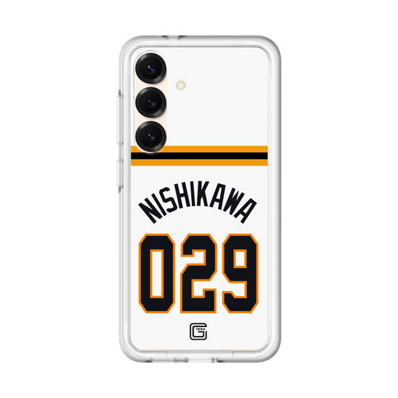スリムプロテクションプレミアムケース［ 読売ジャイアンツ - #029 NISHIKAWA - ホーム ］