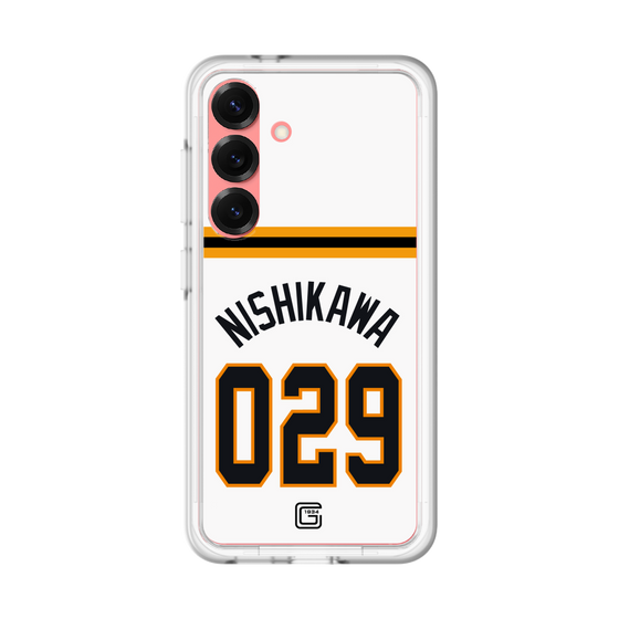 スリムプロテクションプレミアムケース［ 読売ジャイアンツ - #029 NISHIKAWA - ホーム ］