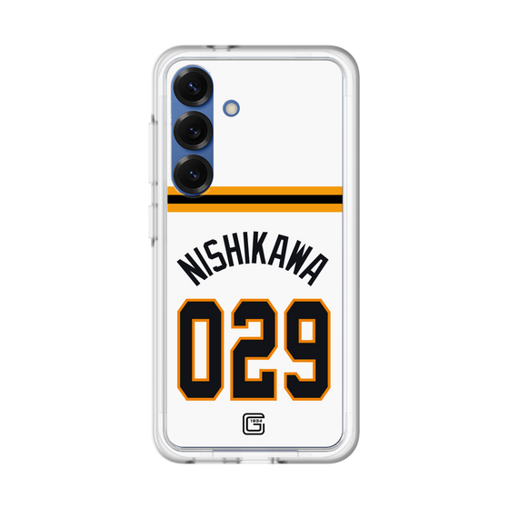 スリムプロテクションプレミアムケース［ 読売ジャイアンツ - #029 NISHIKAWA - ホーム ］