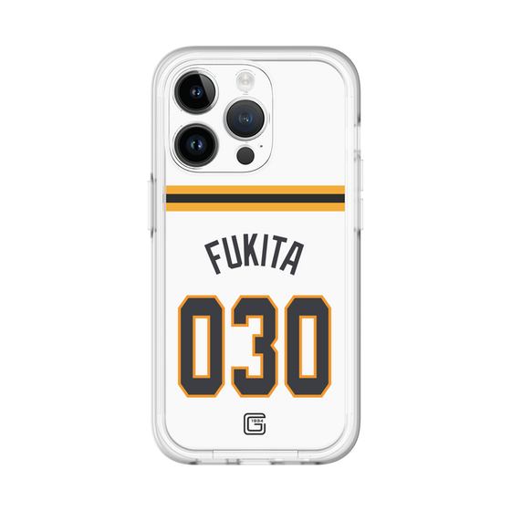 スリムプロテクションプレミアムケース［ 読売ジャイアンツ - #030 FUKITA - ホーム ］