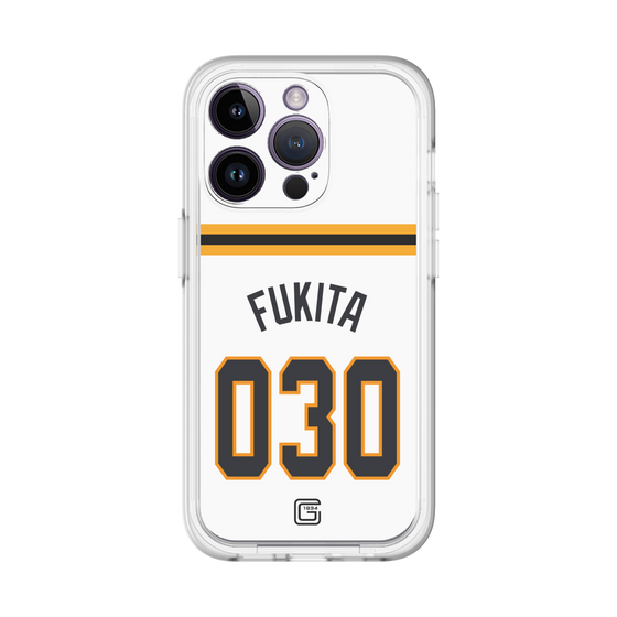 スリムプロテクションプレミアムケース［ 読売ジャイアンツ - #030 FUKITA - ホーム ］