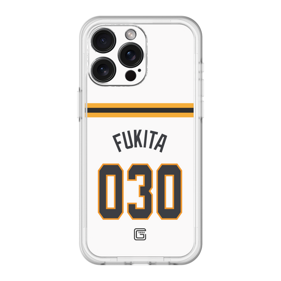 スリムプロテクションプレミアムケース［ 読売ジャイアンツ - #030 FUKITA - ホーム ］