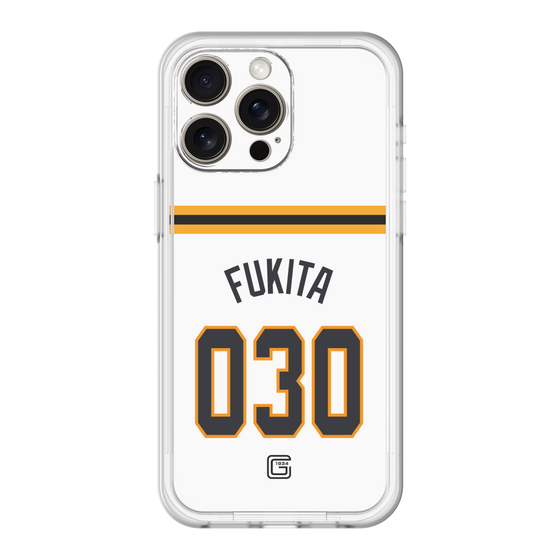 スリムプロテクションプレミアムケース［ 読売ジャイアンツ - #030 FUKITA - ホーム ］