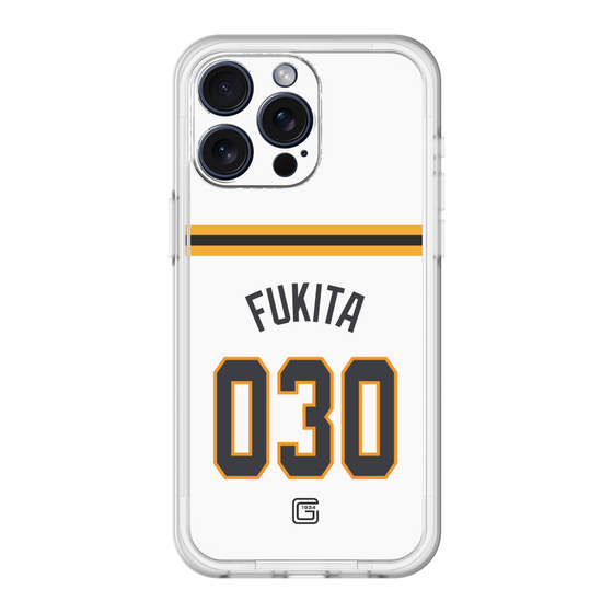 スリムプロテクションプレミアムケース［ 読売ジャイアンツ - #030 FUKITA - ホーム ］