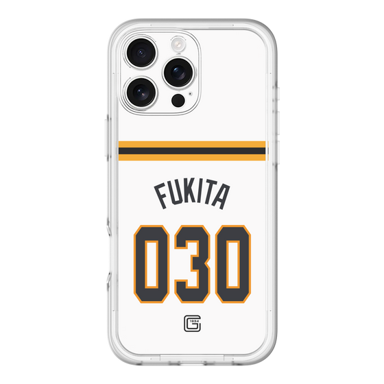 スリムプロテクションプレミアムケース［ 読売ジャイアンツ - #030 FUKITA - ホーム ］