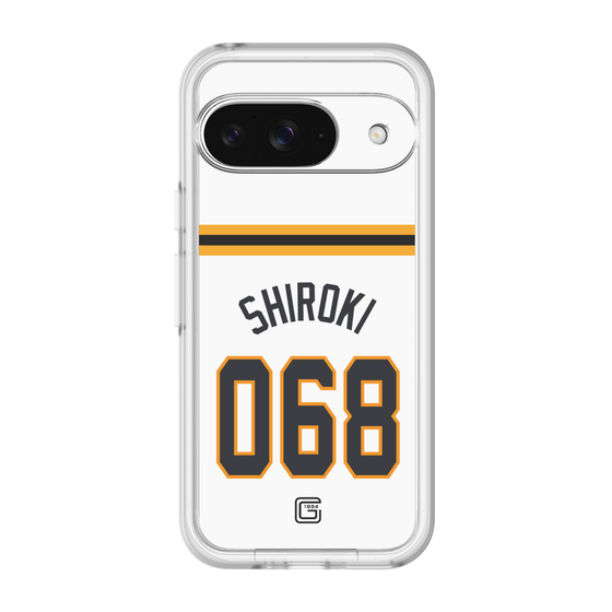 スリムプロテクションプレミアムケース［ 読売ジャイアンツ - #068 SHIROKI - ホーム ］