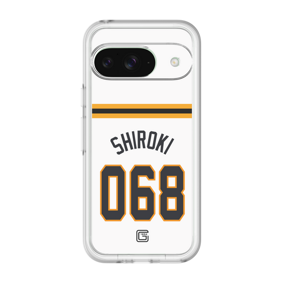 スリムプロテクションプレミアムケース［ 読売ジャイアンツ - #068 SHIROKI - ホーム ］