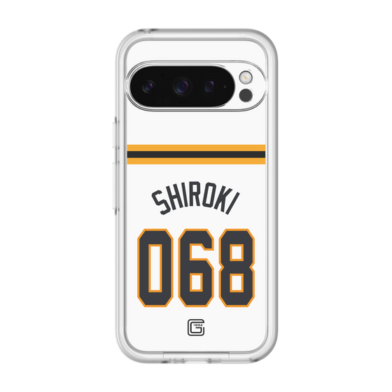 スリムプロテクションプレミアムケース［ 読売ジャイアンツ - #068 SHIROKI - ホーム ］