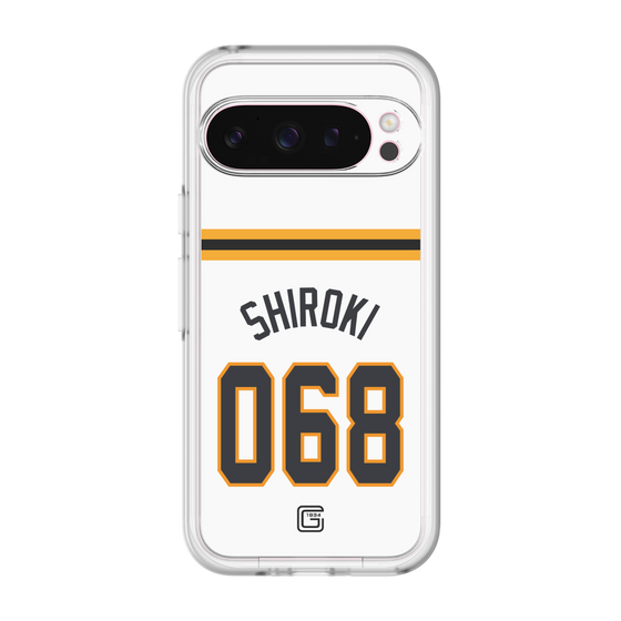 スリムプロテクションプレミアムケース［ 読売ジャイアンツ - #068 SHIROKI - ホーム ］