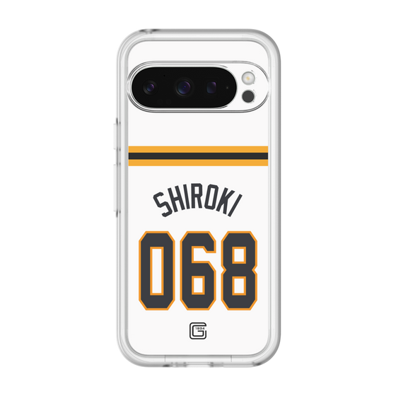 スリムプロテクションプレミアムケース［ 読売ジャイアンツ - #068 SHIROKI - ホーム ］