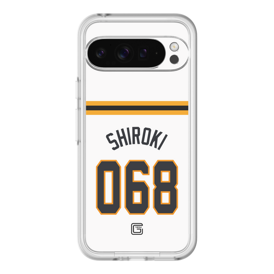 スリムプロテクションプレミアムケース［ 読売ジャイアンツ - #068 SHIROKI - ホーム ］