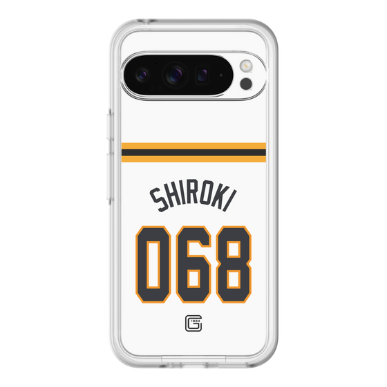 スリムプロテクションプレミアムケース［ 読売ジャイアンツ - #068 SHIROKI - ホーム ］