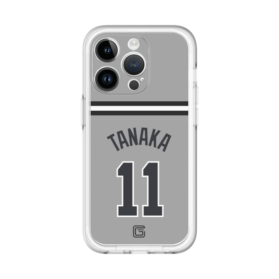 スリムプロテクションプレミアムケース［ 読売ジャイアンツ - #11 TANAKA - ビジター ］