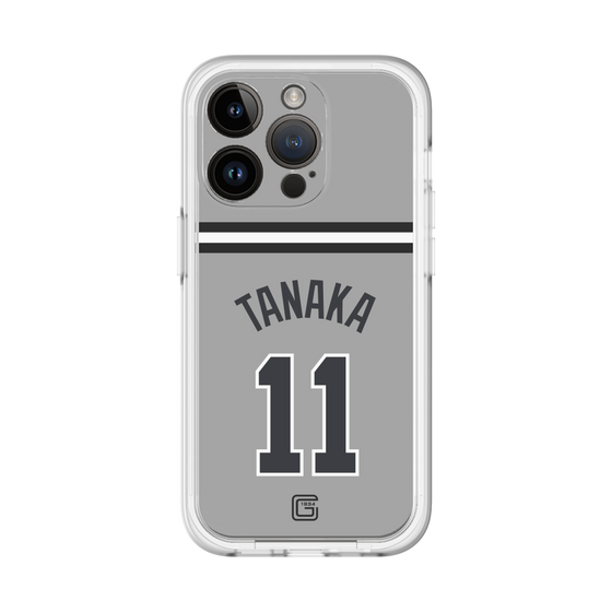 スリムプロテクションプレミアムケース［ 読売ジャイアンツ - #11 TANAKA - ビジター ］
