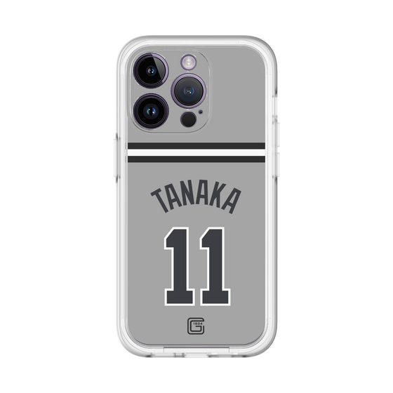 スリムプロテクションプレミアムケース［ 読売ジャイアンツ - #11 TANAKA - ビジター ］