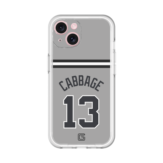 スリムプロテクションプレミアムケース［ 読売ジャイアンツ - #13 CABBAGE - ビジター ］